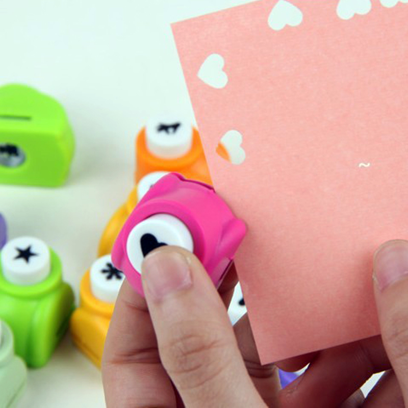 Paper Punch 3 Hole - Мини-дырокол для цветов для скрапбукинга, изготовления