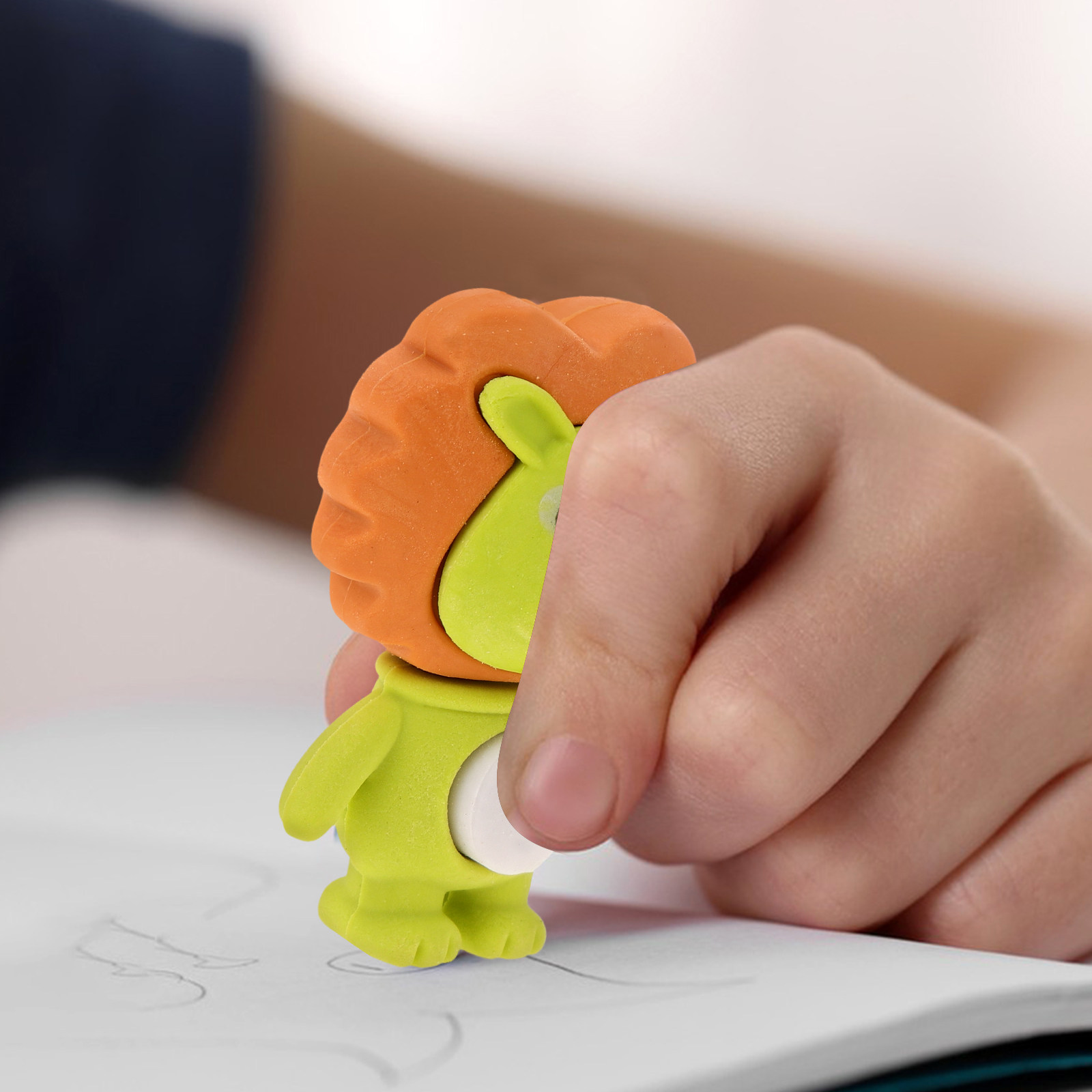 18 шт. ластиков в виде львов,  – обзор и цена Lion Stationery & Office Supply(Kunshan)Co.Ltd