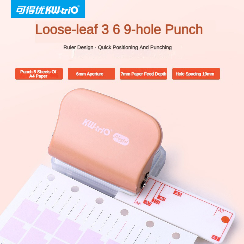 KW-Trio A5 B5 A6 3 отверстия 6 – обзор и цена Paper Punch 3 Hole